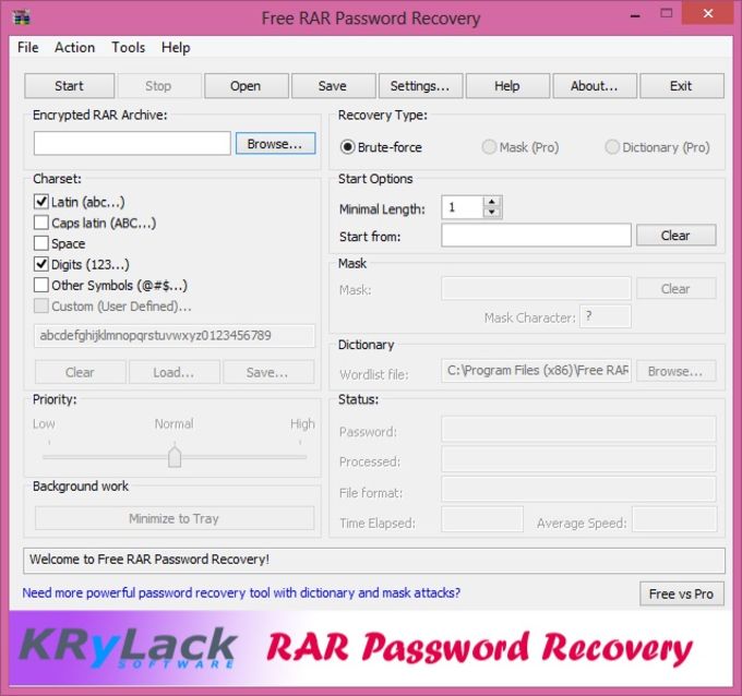 advanced rar password recovery crack